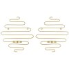 Mauro Ferretti Alid 2er-Set Bougeoir Mural 33x10x34 cm doré