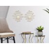 Mauro Ferretti Alid 2er-Set Bougeoir Mural 33x10x34 cm doré
