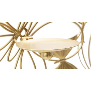 Mauro Ferretti Portachiodi a Muro Farfalle 3 Luce 61x12x34 cm dorato