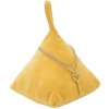 Mauro Ferretti Porte-fenêtre Triangle 14x14x20 cm jaune moutarde avec chaîne et pendentif