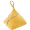 Mauro Ferretti Porte-fenêtre Triangle 14x14x20 cm jaune moutarde avec chaîne et pendentif
