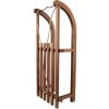 Clayre & Eef Déco Traîneau Bois Marron 80x37x20 cm Vintage Décoration de Noël
