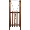 Clayre & Eef Déco Traîneau Bois Marron 80x37x20 cm Vintage Décoration de Noël