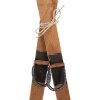 Clayre & Eef Décoration Ski Set 2 Marron Bois Fer 60 cm Vintage Style Rétro