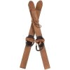 Clayre & Eef Ski décoratif en bois brun 11x4x28 cm Vintage Décoration hivernale