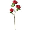 Clayre & Eef 5PL0166R Branche décorative avec fleurs rouge-vert 80 cm