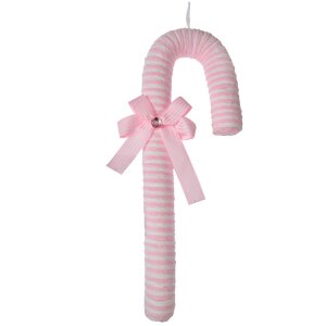 Clayre & Eef canne à sucre rose blanc 17x5x45...