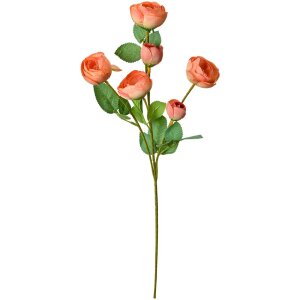 Clayre & Eef 6PL0379 Fleur artificielle rose verte 60...