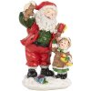 Clayre & Eef 6PR5723 Père Noël et enfant Figurine décorative 8x6x13 cm rouge blanc