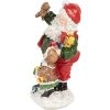 Clayre & Eef 6PR5723 Père Noël et enfant Figurine décorative 8x6x13 cm rouge blanc