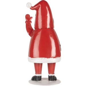 Clayre & Eef 6Y5853 Boîte aux lettres Santa Claus rouge blanc 16x14x35 cm