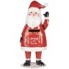 Clayre & Eef 6Y5853 Boîte aux lettres Santa Claus rouge blanc 16x14x35 cm