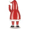 Clayre & Eef 6Y5853 Boîte aux lettres Santa Claus rouge blanc 16x14x35 cm