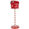Clayre & Eef Boîte aux lettres Letters to Santa Rouge Ø15x50cm style campagnard métal