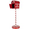 Clayre & Eef Boîte aux lettres Letters to Santa Rouge Ø15x50cm style campagnard métal