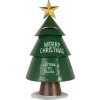 Clayre & Eef Boîte aux lettres de Noël Letters to Santa vert Ø18x35cm