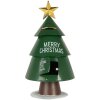Clayre & Eef Boîte aux lettres de Noël Letters to Santa vert Ø18x35cm