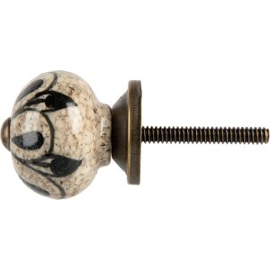 Clayre & Eef 66042 Bouton de porte Céramique...