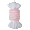 Clayre & Eef 66111P Pendentif bonbon rose blanc 11x8x20 cm