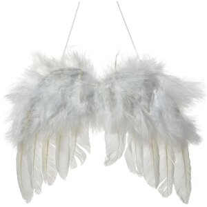 Clayre & Eef 66135 Suspension ailes dange blanc...