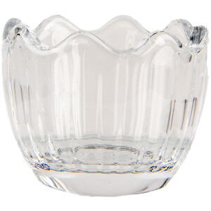 Clayre & Eef Bocal à provisions Lapin en verre clair Ø6x11cm style campagnard