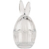 Clayre & Eef Bocal à provisions Lapin en verre clair Ø6x11cm style campagnard