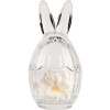 Clayre & Eef Bocal à provisions Lapin en verre clair Ø6x11cm style campagnard