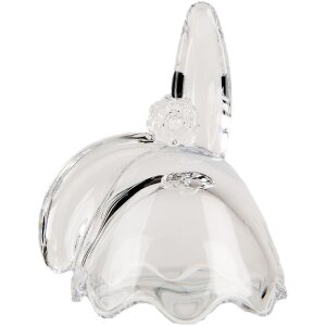 Clayre & Eef 6GL4950 Bocal à provisions Lapin verre clair 6x6x12 cm style rustique
