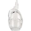 Clayre & Eef 6GL4950 Bocal à provisions Lapin verre clair 6x6x12 cm style rustique