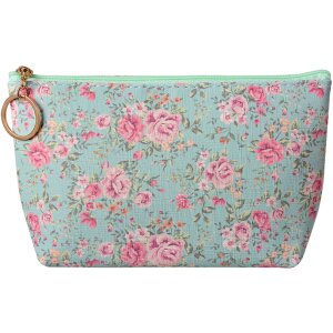 Juleeze Trousse de toilette motif fleuri vert rose...