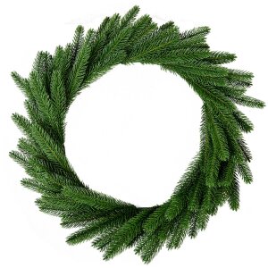 Clayre & Eef Couronne de Noël vert...