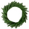 Clayre & Eef Couronne de Noël vert Ø63x7cm plastique Couronne décorative festive