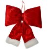 Clayre & Eef 66097L Noeud décoratif rouge blanc 28x6x34 cm Synthétique