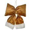 Clayre & Eef 66098M Noeud décoratif couleur or blanc 22x5x26 cm