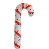 Clayre & Eef 66176 Décoration Pendentif canne à sucre 7x2x17 cm blanc rouge