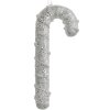 Clayre & Eef 66178 Pendentif canne à sucre blanc 7x2x17 cm plastique scintillant