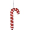 Clayre & Eef Pendentif de Noël canne à sucre rouge blanc 17 cm plastique
