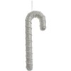 Clayre & Eef 66184 Pendentif canne à sucre blanc 12x4x33 cm plastique scintillant