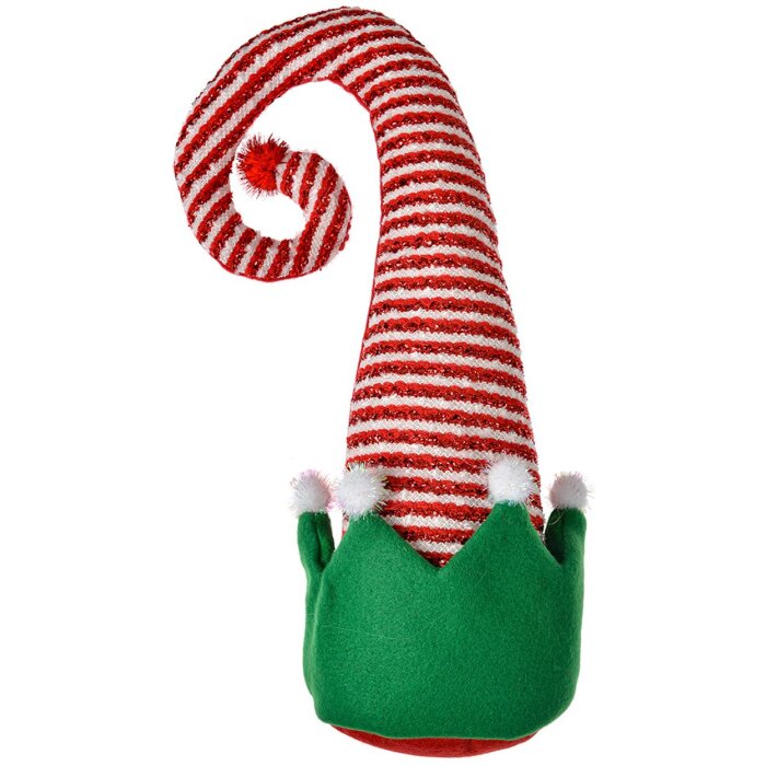 Clayre & Eef 66198 Décoration Noël Bonnet delfe de Noël 17x8x35 cm
