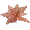 Clayre & Eef 66123 Décoration de Noël Fleur rose doré Ø 44x58 cm Plastique