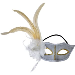 Clayre & Eef 66190 Masque Gris 22x9x21 cm Polyester...