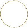 Clayre & Eef 66200M Bague Déco Or Ø30x1cm Fer