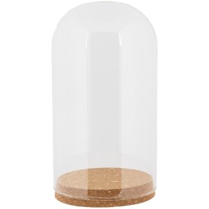 Clayre & Eef Cloche en verre Ø12x22cm...
