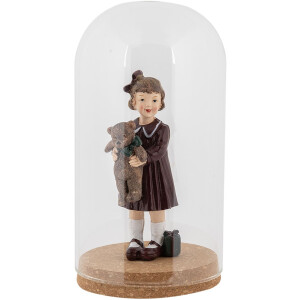 Clayre & Eef Cloche en verre Ø12x22cm...