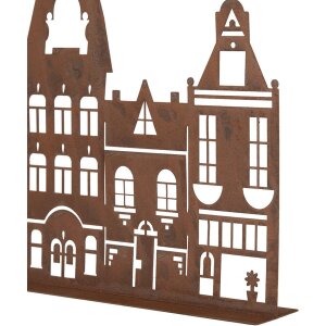 Clayre & Eef 6Y5779 Décoration maison 29x5x21 cm style campagnard métal brun