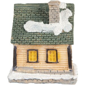 Clayre & Eef 6PR5735 Décoration Maison LED Beige Vert 5x5x6 cm