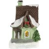 Clayre & Eef 6PR5740 Décoration Maison avec LED 5x5x8 cm Polyrésine Décoration de Noël