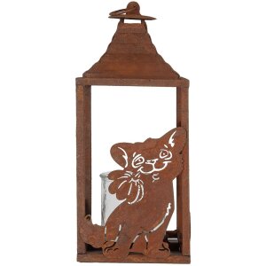 Clayre & Eef 6Y5776 Lanterne 15x15x37 cm brun...