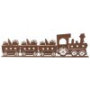 Clayre & Eef 6Y5777 Décoration train métal brun 34x5x10 cm style campagnard
