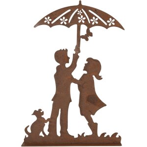 Clayre & Eef 6Y5781 Décoration Enfants Figurine en métal style maison de campagne 21x5x31 cm